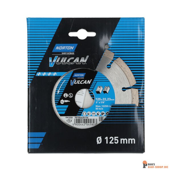 nortonschleifmittel/NORTON_schleifmittel_70184625176 Blades Norton Vulcan-VULCAN UNI-125x22.23-7.5x2_150578